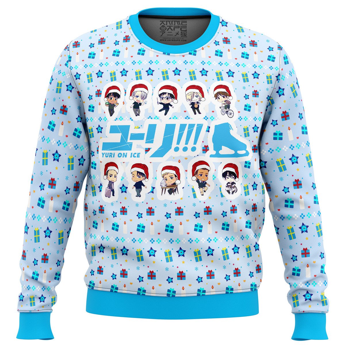 Yuri On Ice Cute Chibi Ugly Christmas Sweater