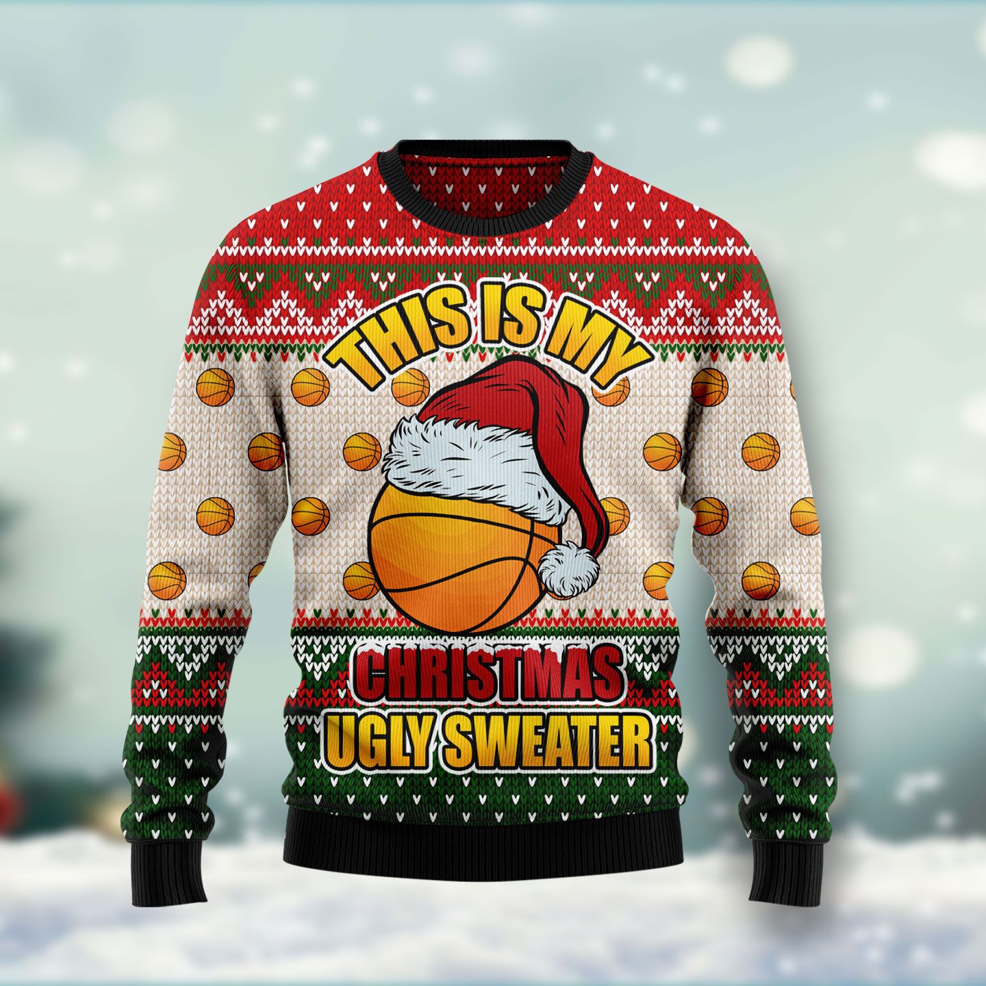 Basketball HT101104 Ugly Christmas Sweater