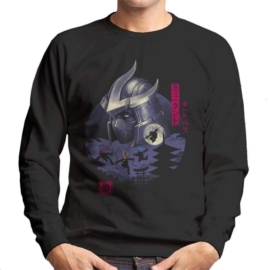 Turtles in Japan Retro TMNT Men’s Sweatshirt