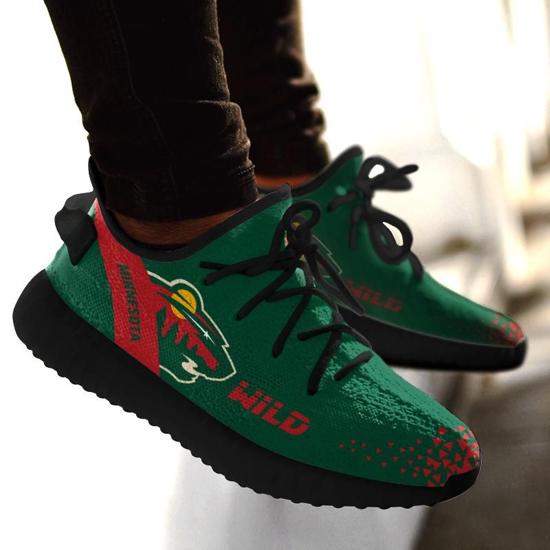 Get Now Line Logo Minnesota Wild Sneakers As Special Shoes