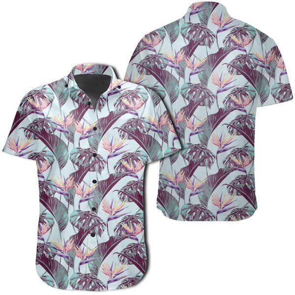 Tropical Monstera Leaf Hawaiian Shirt – Kayli Shop