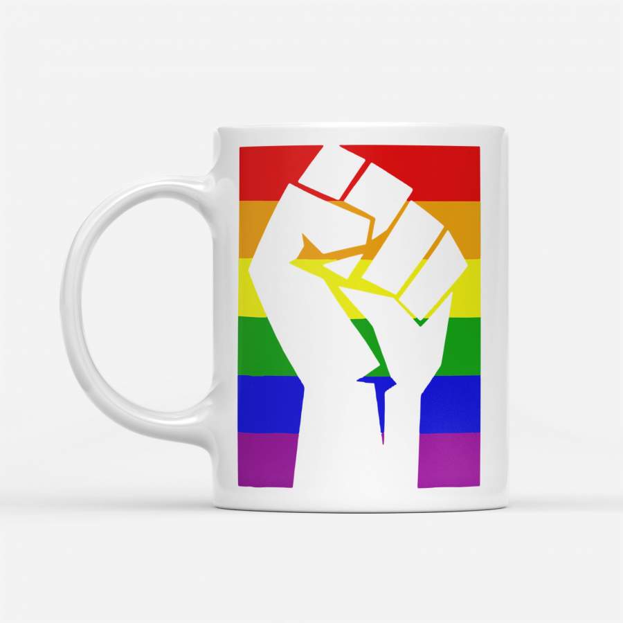 Black Power LGBTQ – White Mug