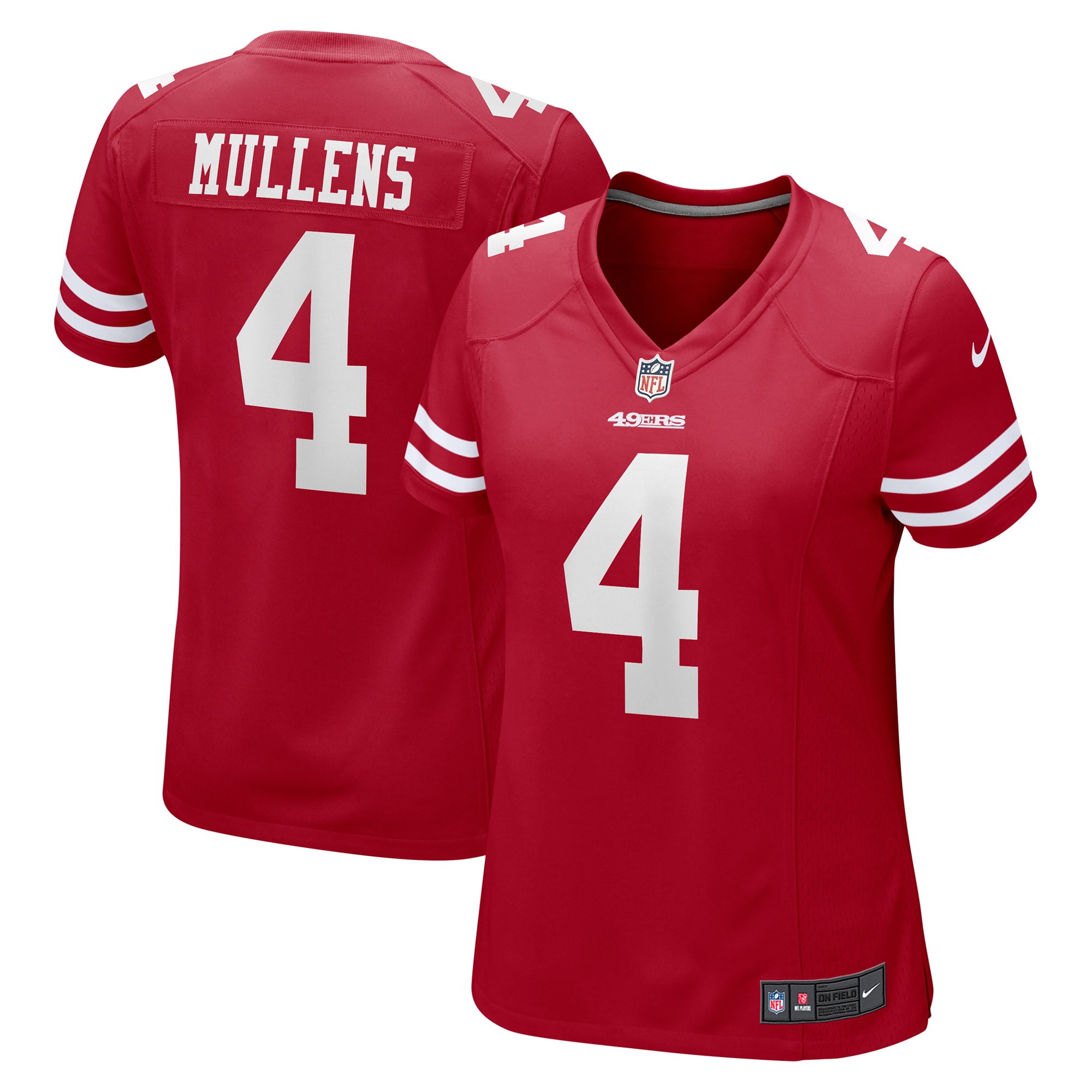 Nick Mullens San Francisco 49ers Women's Game Jersey – Scarlet