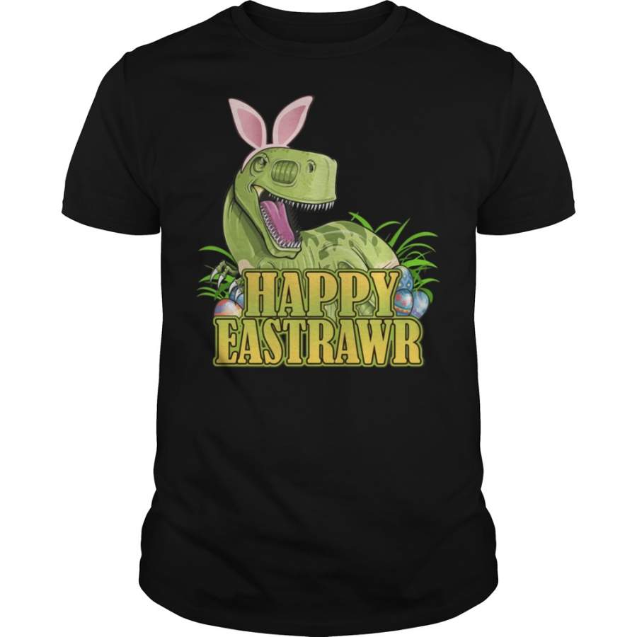 Dinosaur Bunny happy eastrawr easter T-Shirt