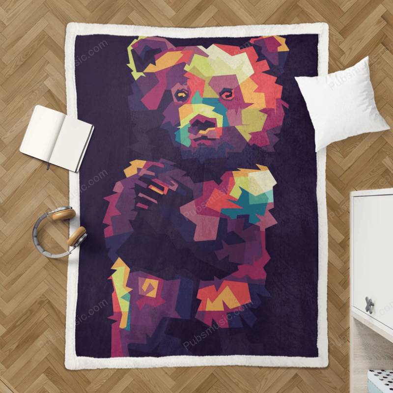 The Bear – Animal Sherpa Fleece Blanket