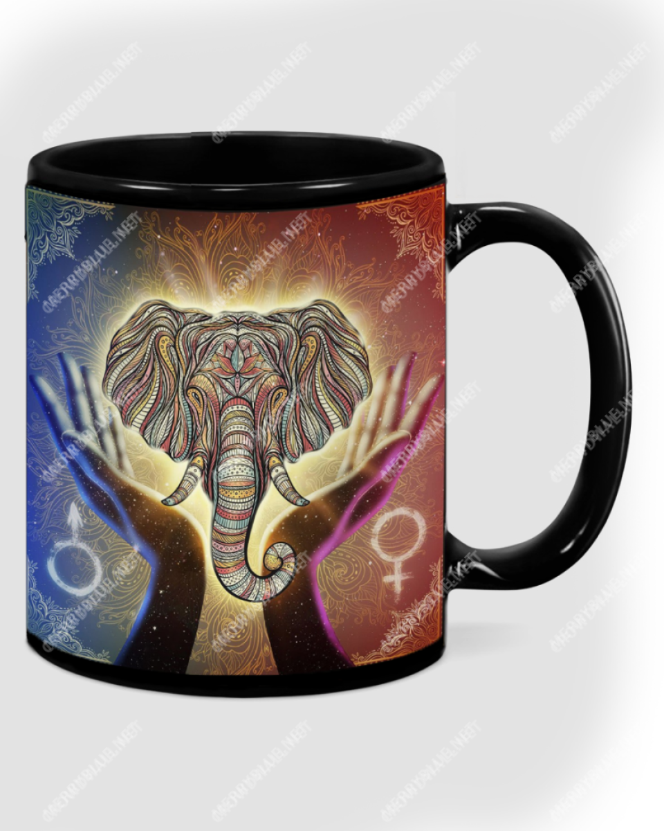 Mandala Elephant Mug