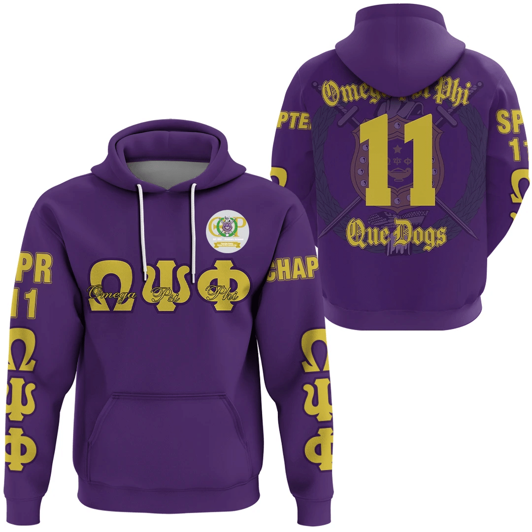 Africa Zone Hoodie – Omega Psi Phi – Theta Rho International Chapter Pullover Hoodie A7