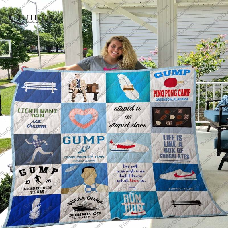 Forrest Gump Quilt Blanket For Fans