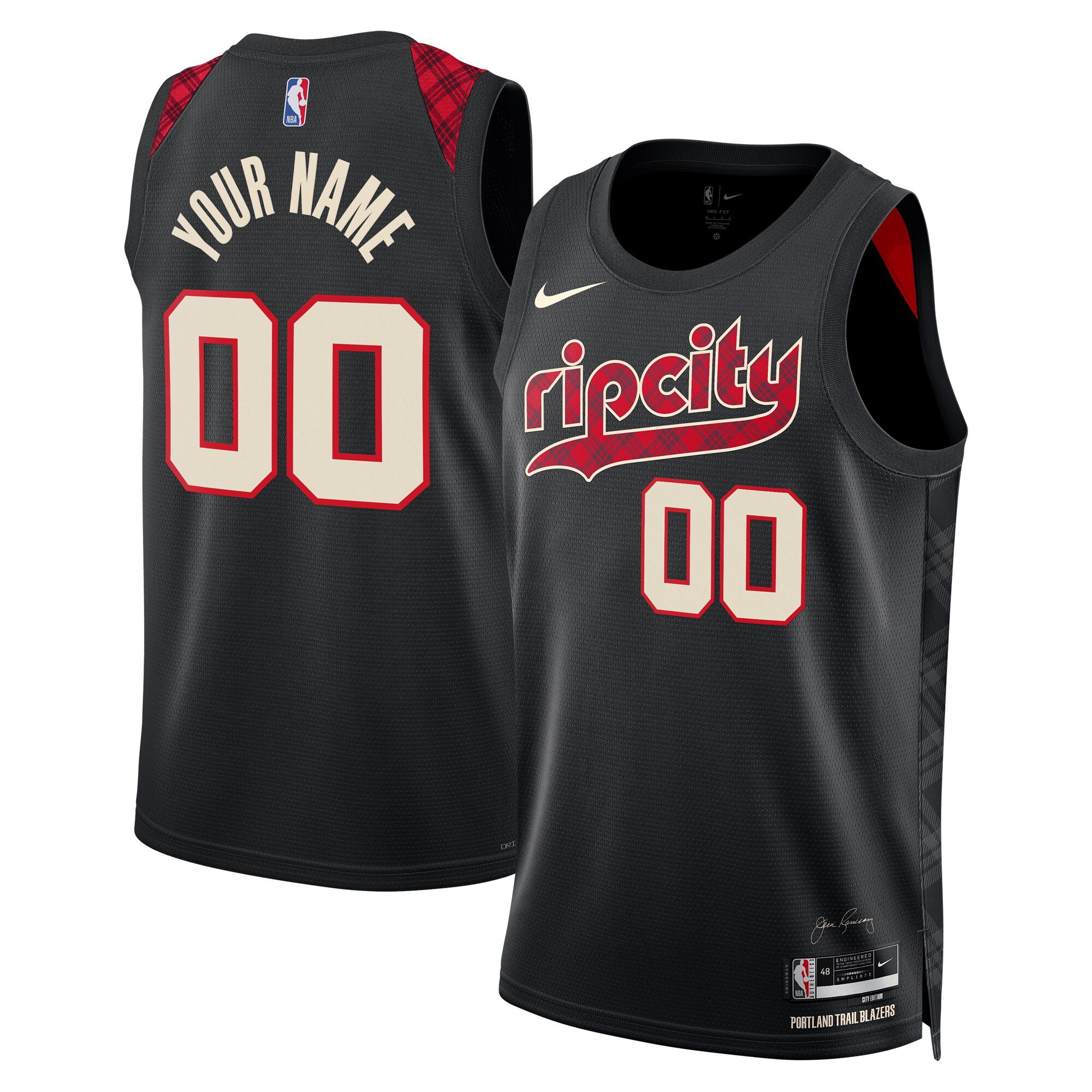 Portland Trail Blazers City Edition Swingman Jersey 23 – Custom – Unisex