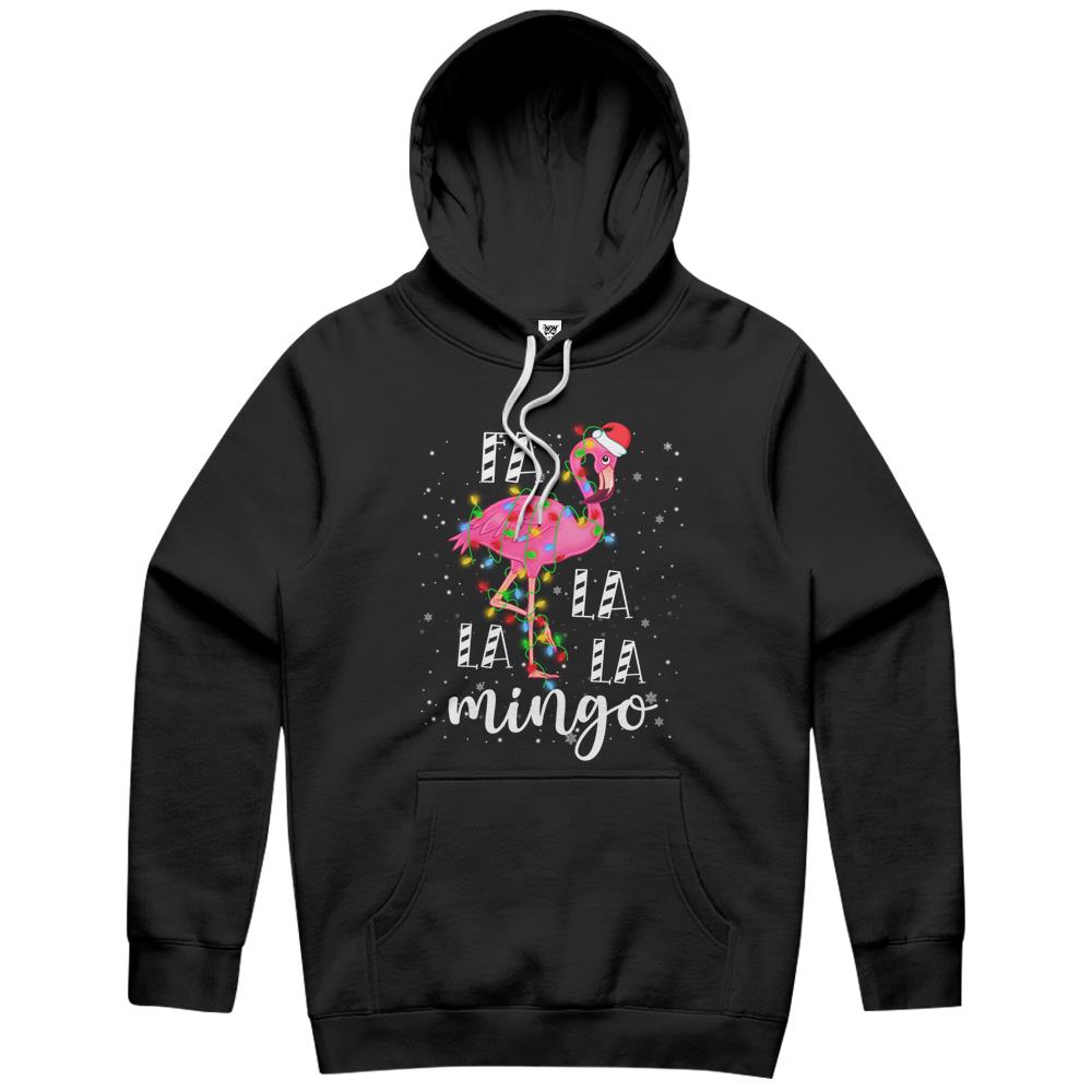 Fa La La La Mingo Flamingo For Funny Christmas Pajama Hoodie