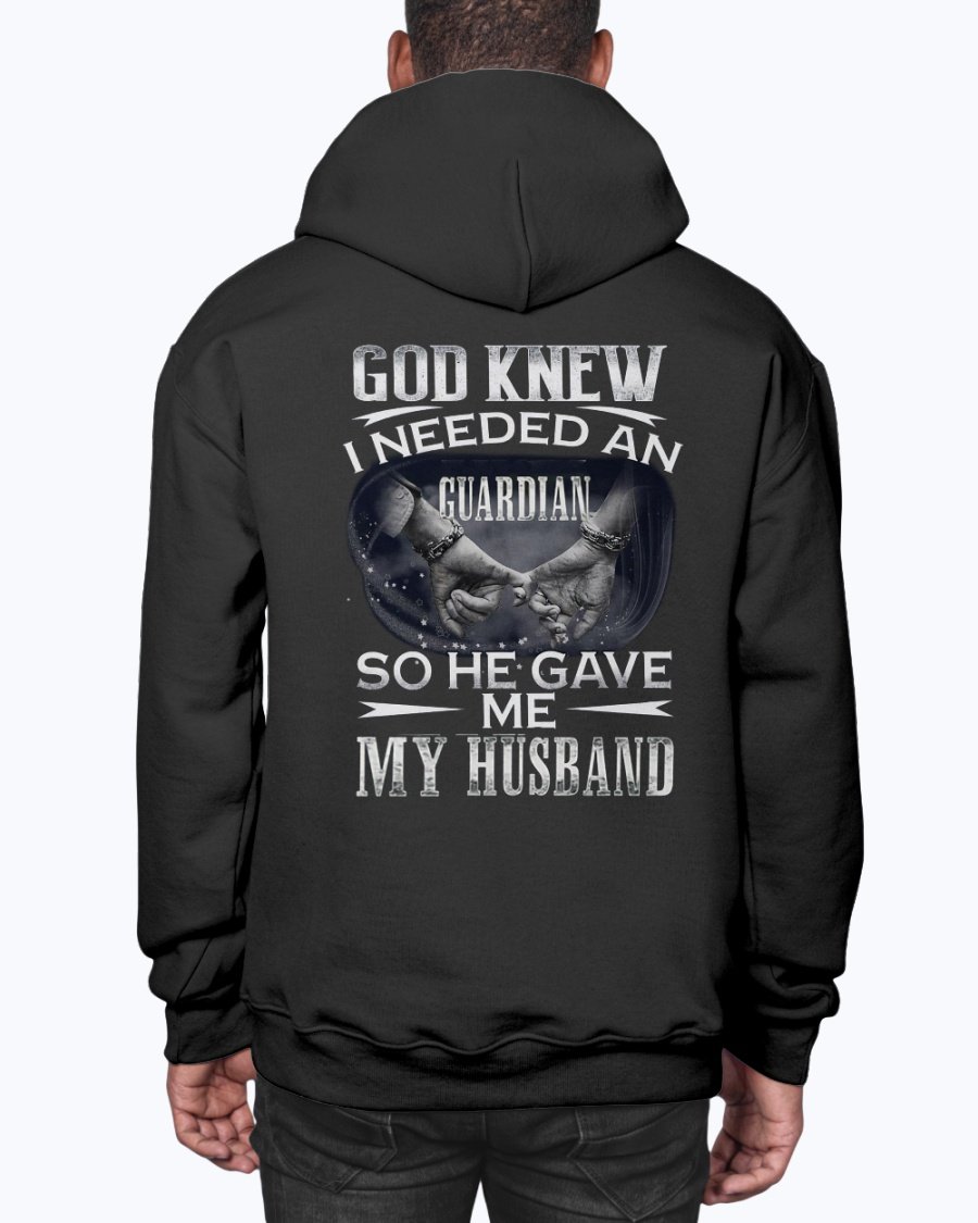 For Women He Gave Me My Husband Anniversary Gift Husband And Wife My Angel Love Couple Hoodie Couple Gift