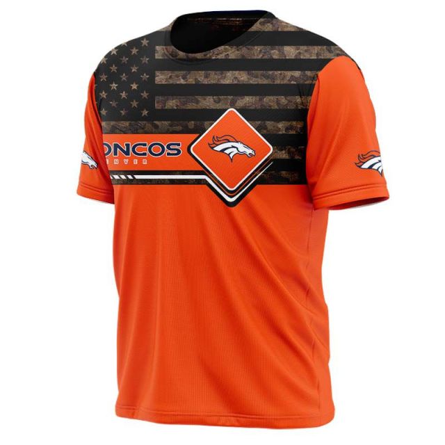 Denver Broncos American Flag T-Shirt