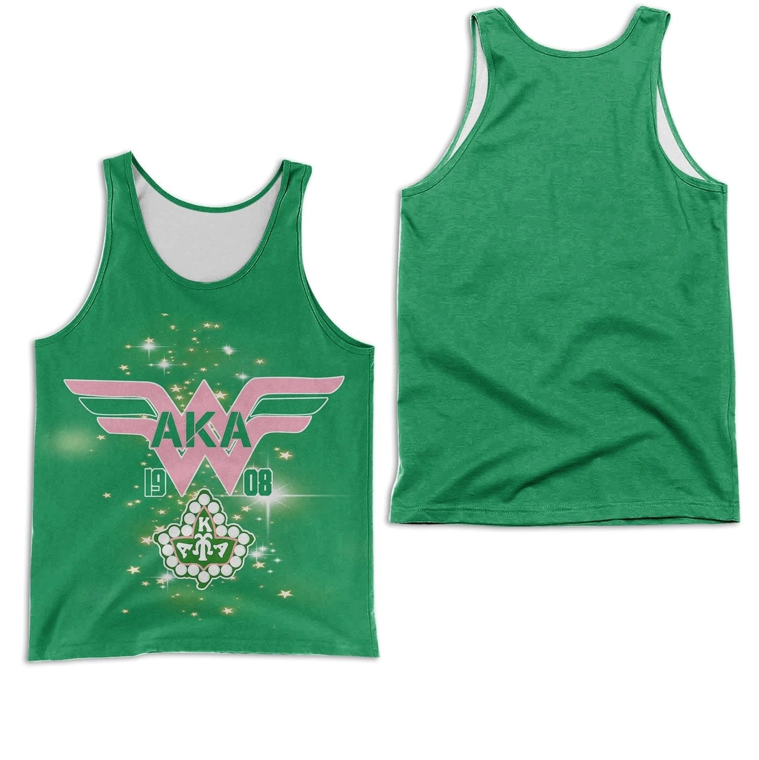 Wonderprint Tank Top Wonder Alpha Kappa Alpha Woman Racerback Tank