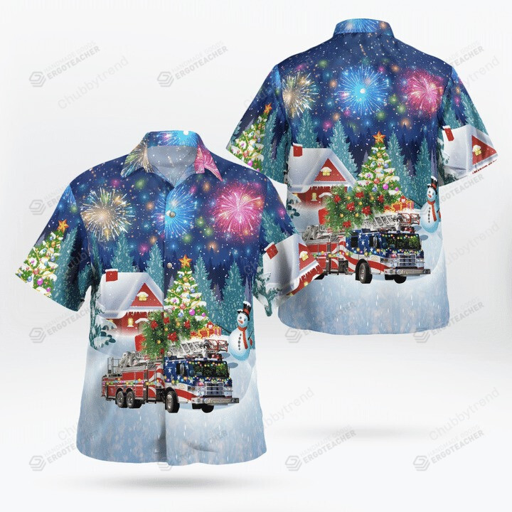 Napa Fire Department Christmas Hawaii Shirt Ha34065