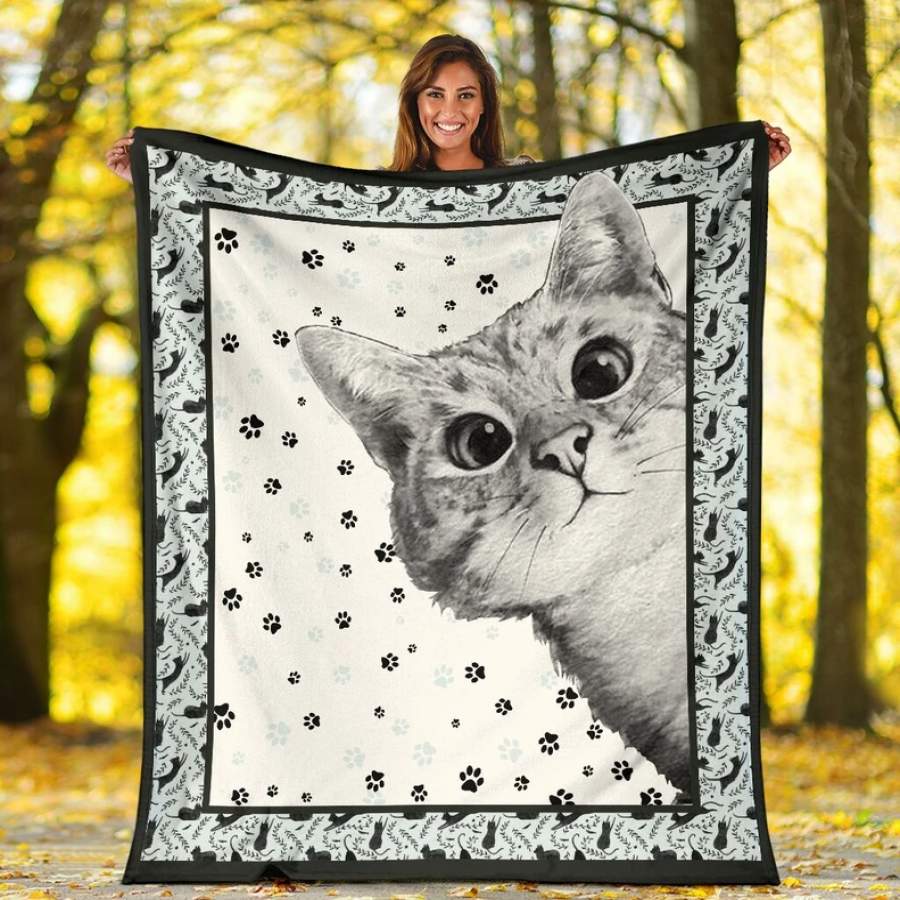 Cute Cat Kitty Kitten Lovers Ultra Soft Cozy Plush Fleece Blanket