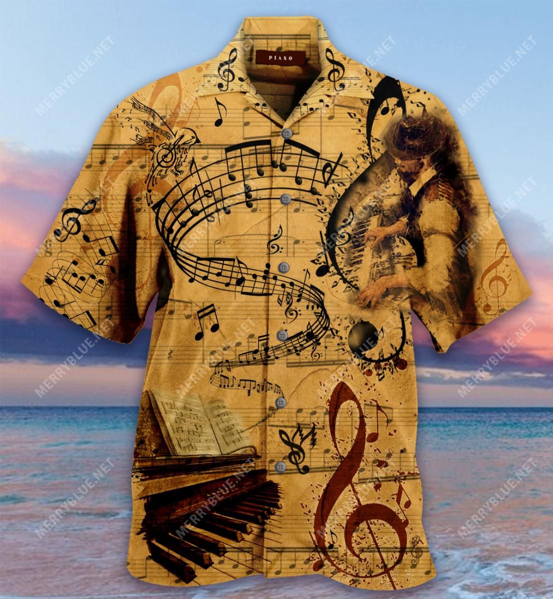 Where Words Fail Music Speaks Aloha Hawaiian Shirt Colorful Short Sleeve Summer Beach Casual Shirt For Men And Women