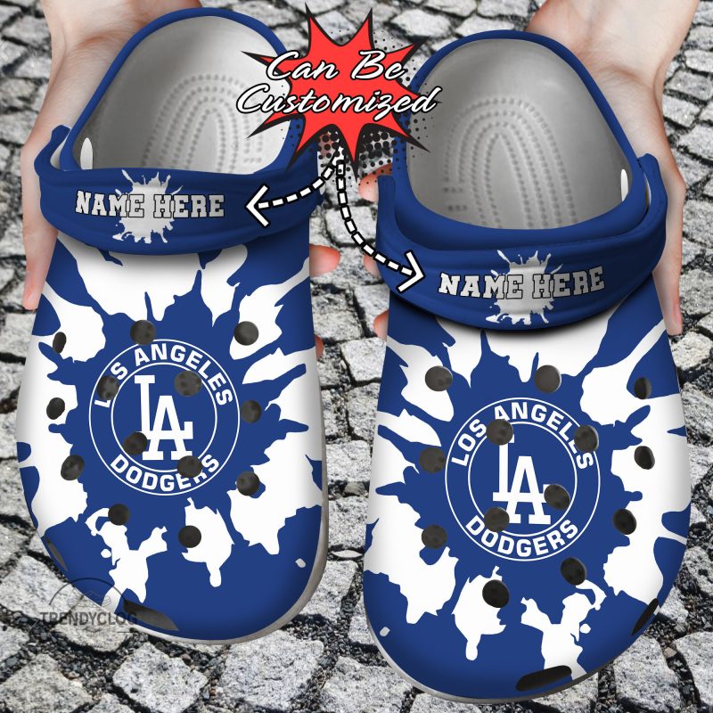 Baseball Personalized Dodgers Color Clog Shoes