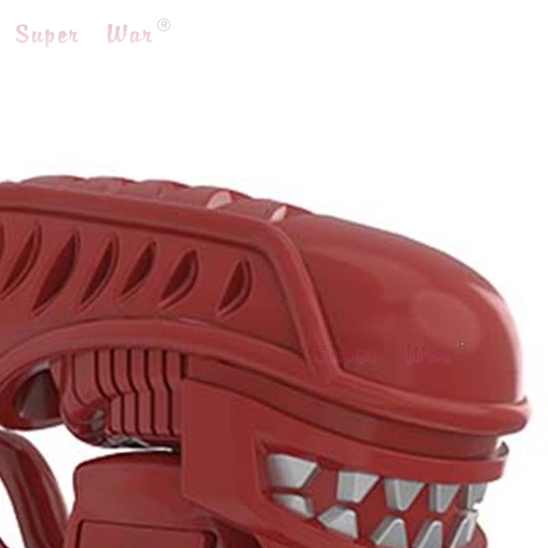 Single Alien Movie Predator Robot models Figures Head accessories Building Blocks toys for children Series-142 alx