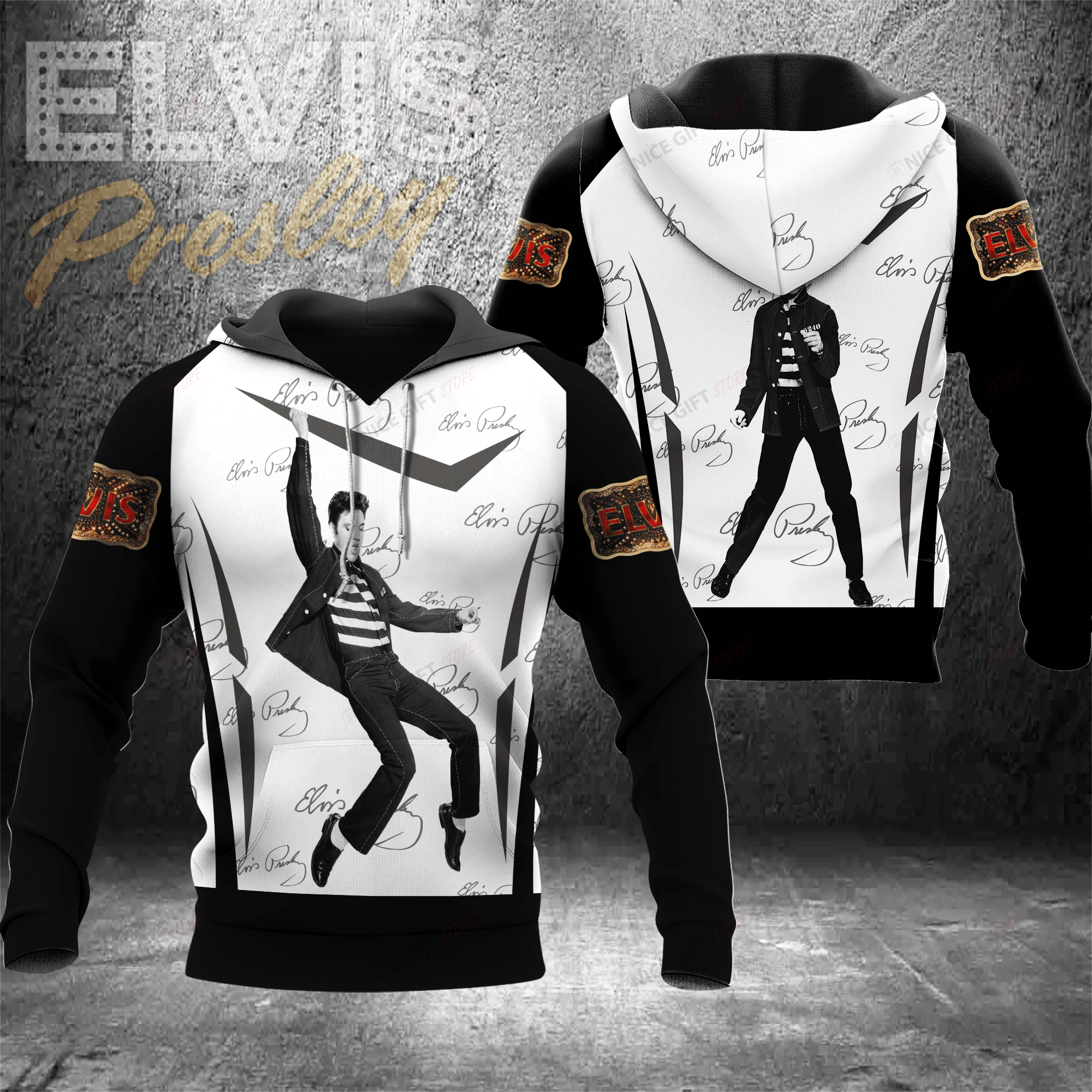 Elvis Presley Hoodie 3D 3Ho-Z4B3