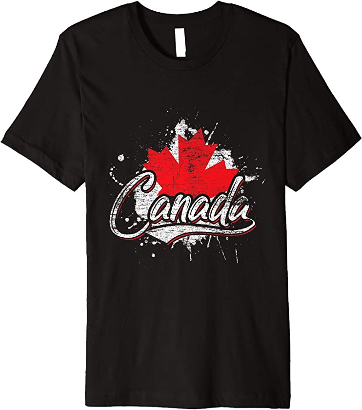 Vintage Maple Leaf Canada Premium T-Shirt