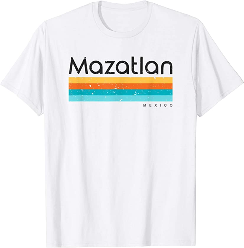 Vintage Mazatlan MX Mexico Retro Design T-Shirt