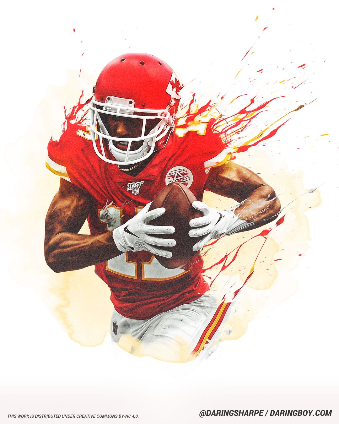 Kansas City Chiefs Mecole Hardman Jr #17 Poster For Fans poster canvas