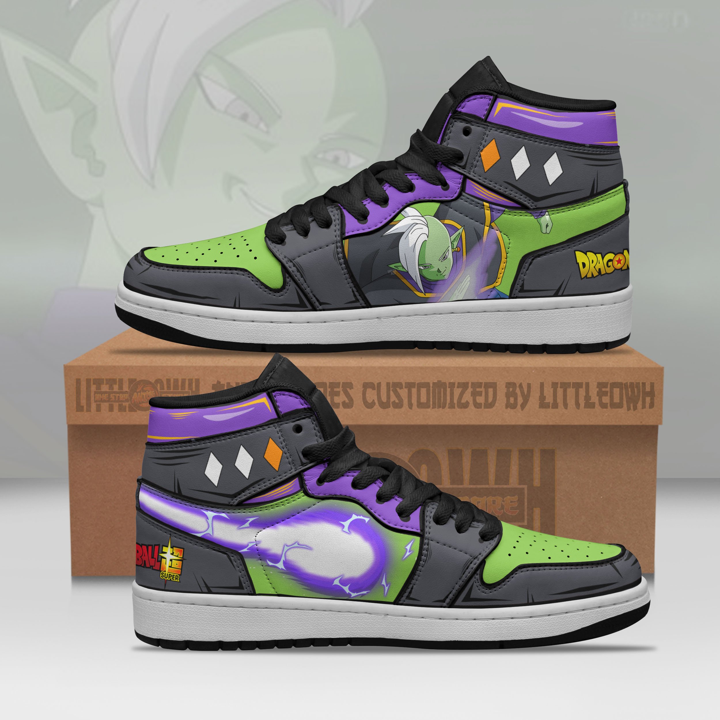 Zamasu Jd Sneakers Custom Dragon Ball Anime Shoes