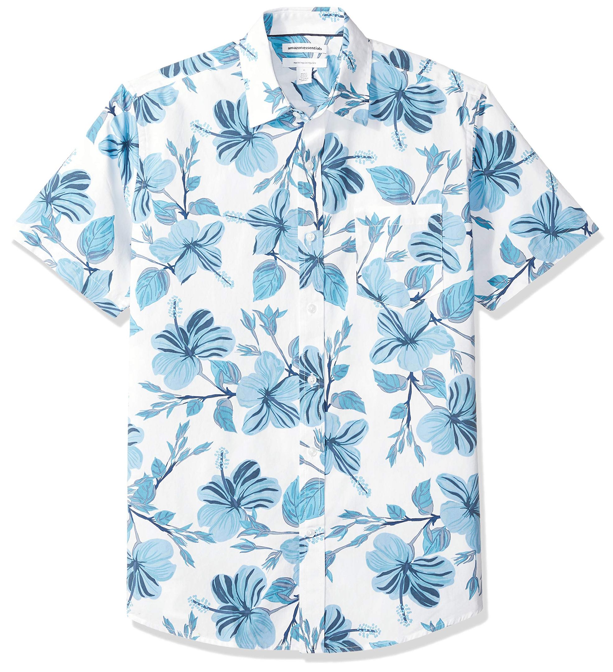 Flowers Blue White Amazing Design Hawaii Shirt Ha64567