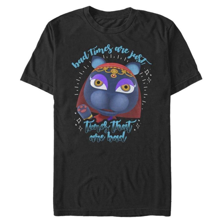 Animal Crossing Bad Times – Nintendo Black T-Shirt