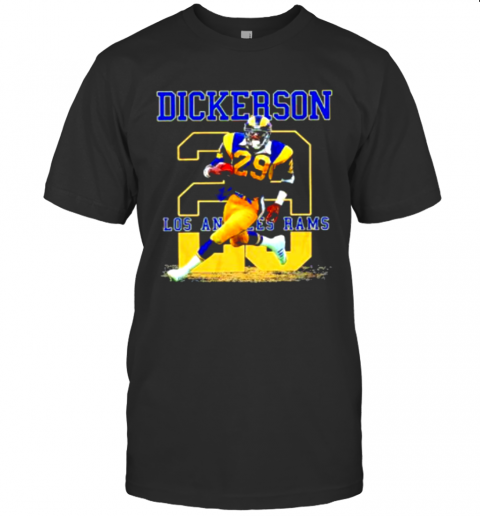 Ness Eric Dickerson 29 Los Angeles Rams T-Shirt