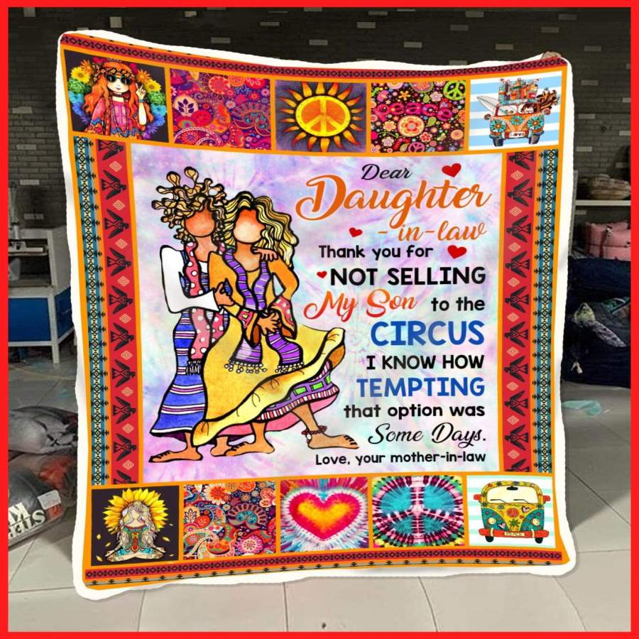 Daughter In Law Thank You For Not Selling My Son To The Circus Blanket