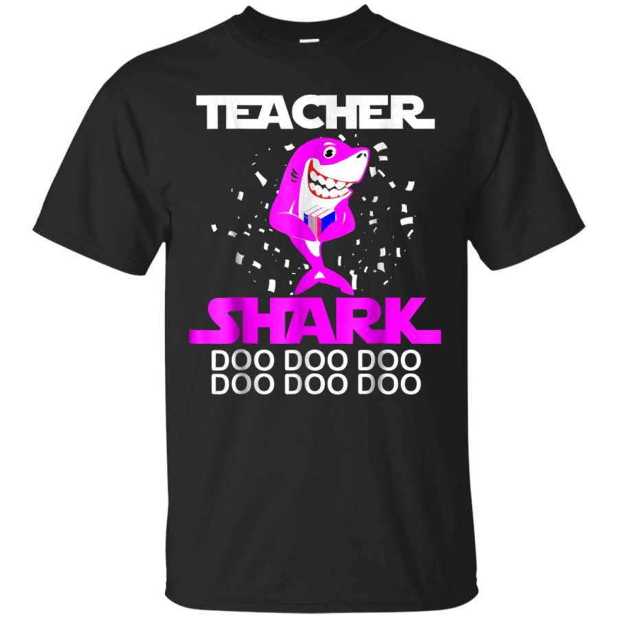 AGR Awesome Teacher Gifts School T shirt Funny Shark Lover