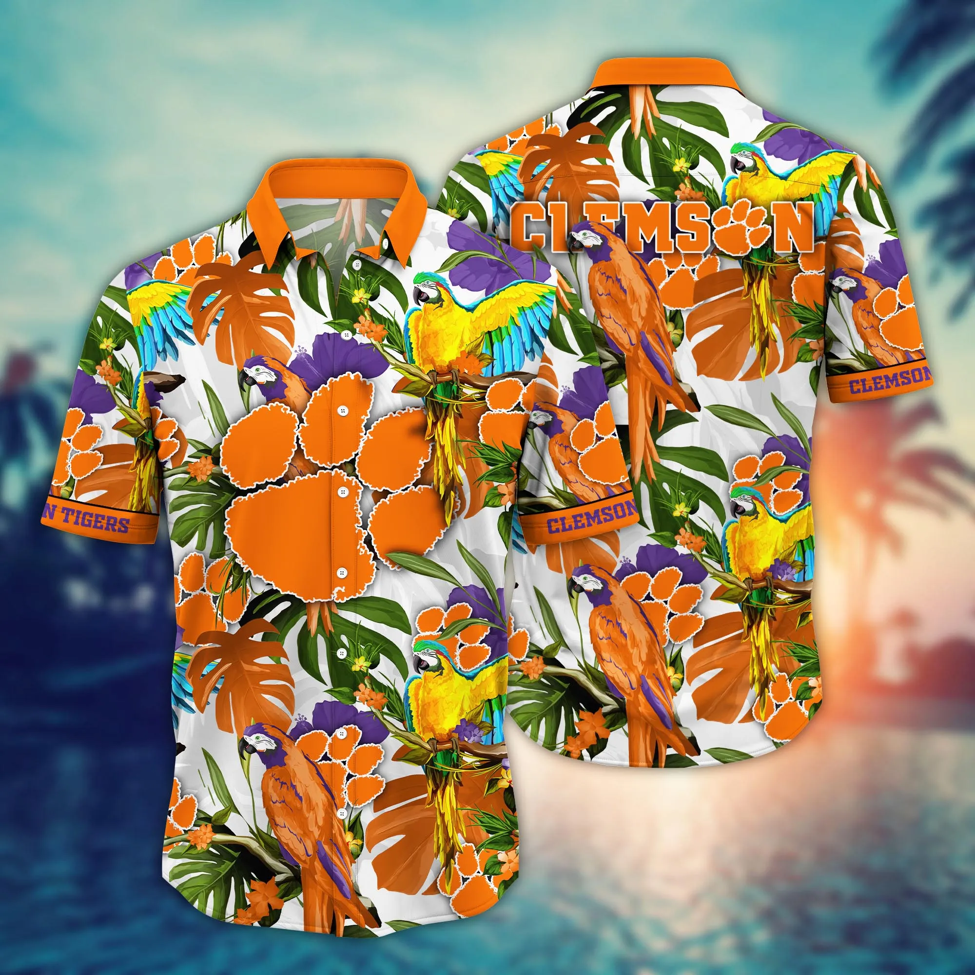 Clemson Tigers NCCA Hawaiian Shirt Ceiling Fanstime Aloha Shirt