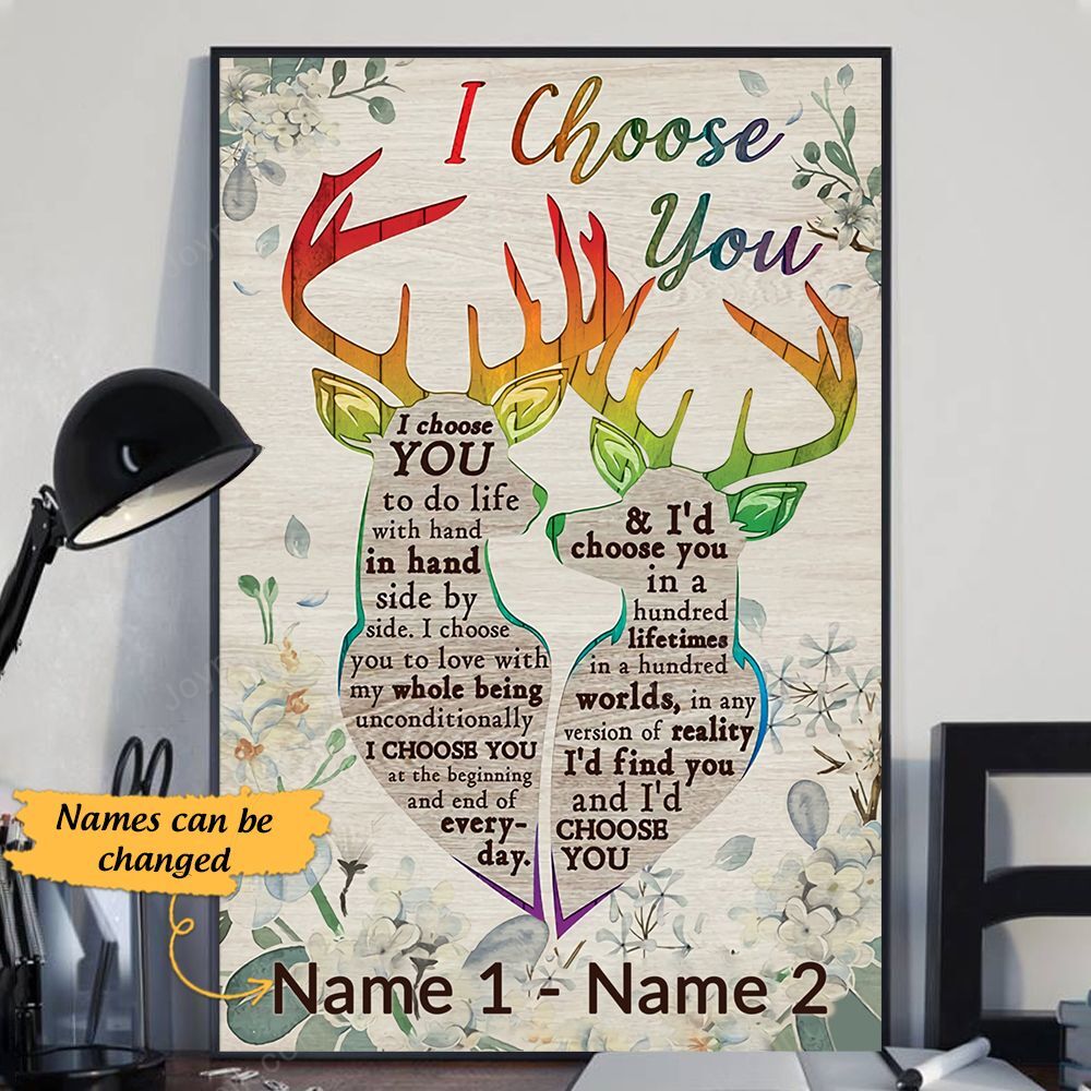 Customized Pride I Choose You Poster - Poster Art Design