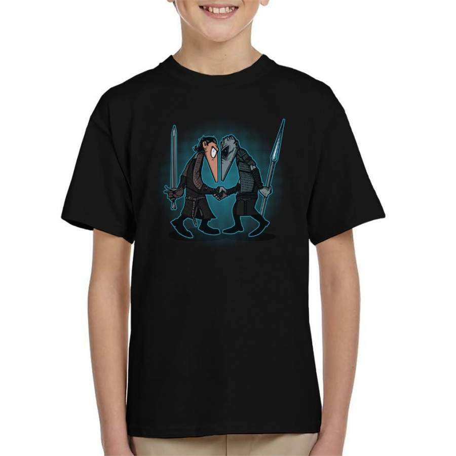 Wolf Vs Winter Game Of Thrones Spy Vs Spy Kid’s T-Shirt