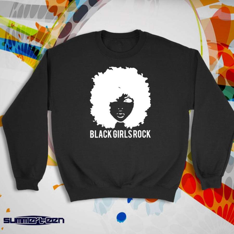 Black Girls Rock Brooklyn Authentic Workout Gear Cut Sewn Handmade Women’S Sweatshirt