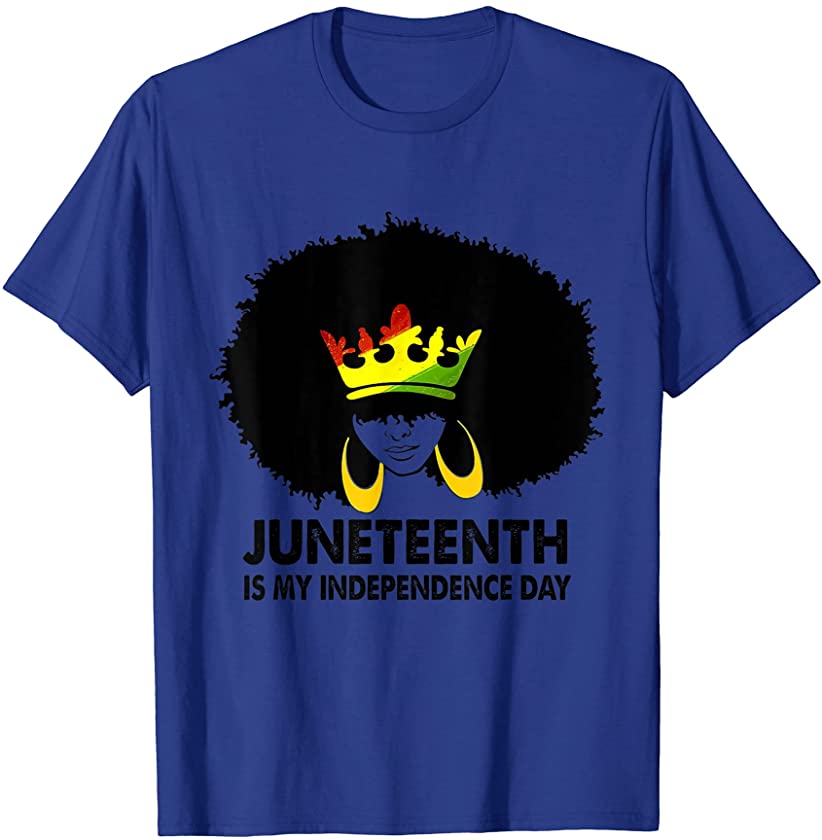 Vintage juneteenth is my independence day july 4th T-Shirt