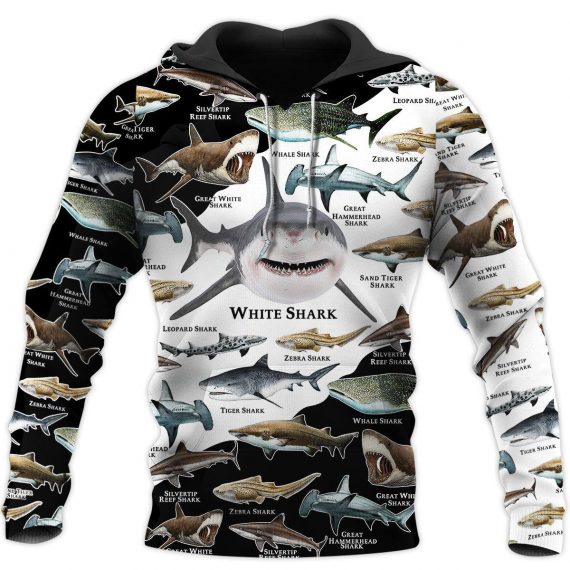 White Shark Hoodie Hg