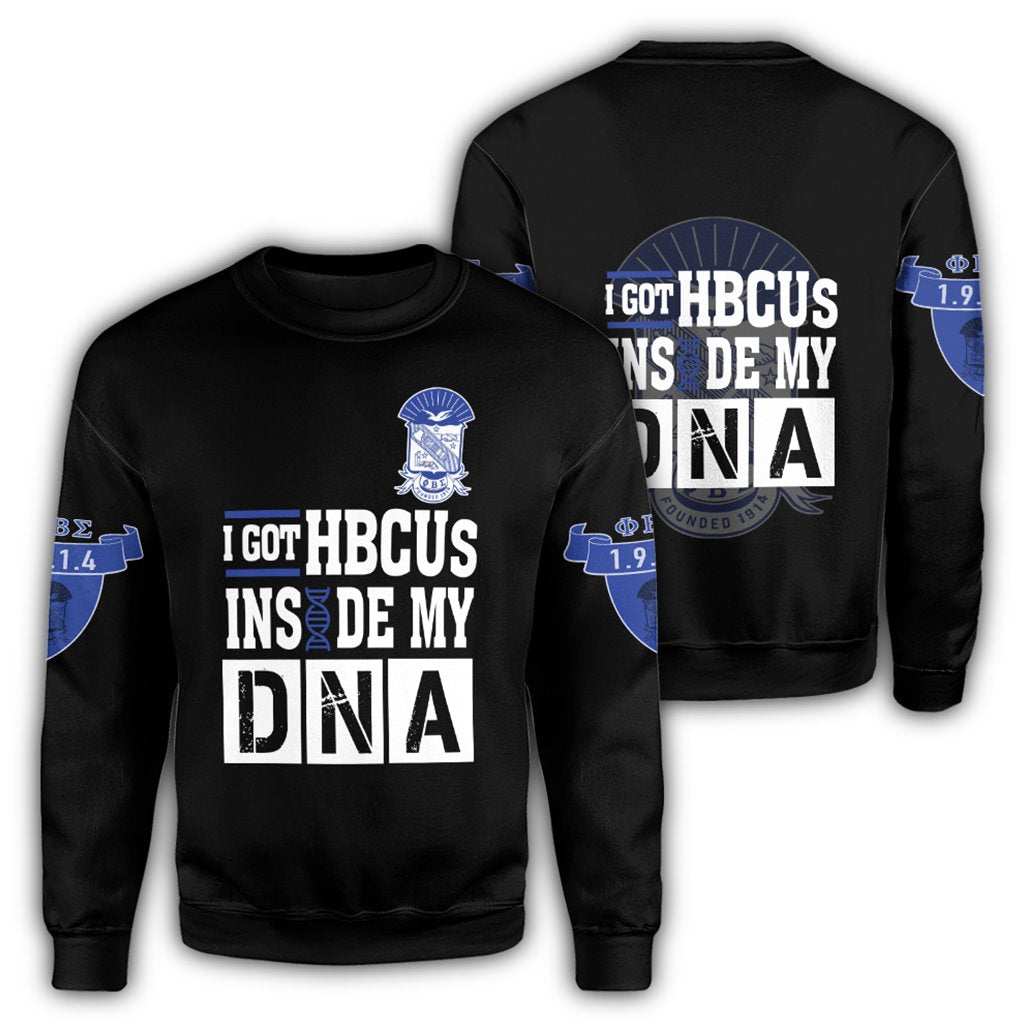 Greek Life Sweatshirt – Phi Beta Sigma Hbcu Dna Sweatshirt J09