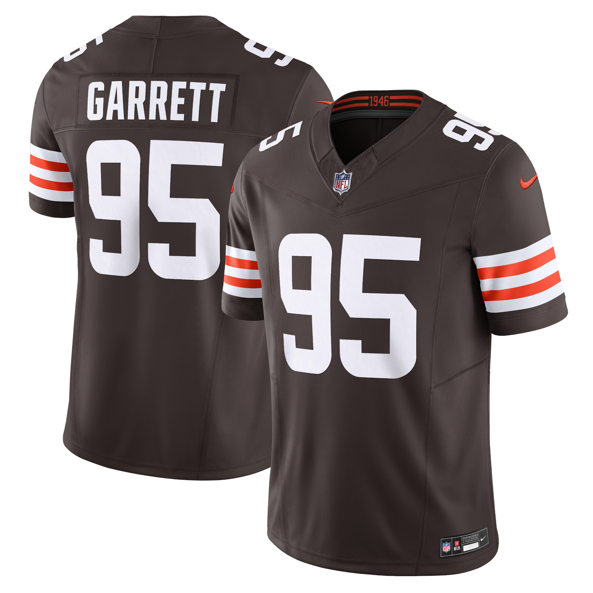 Myles Garrett Cleveland Browns Vapor F.U.S.E. Limited Jersey – Brown