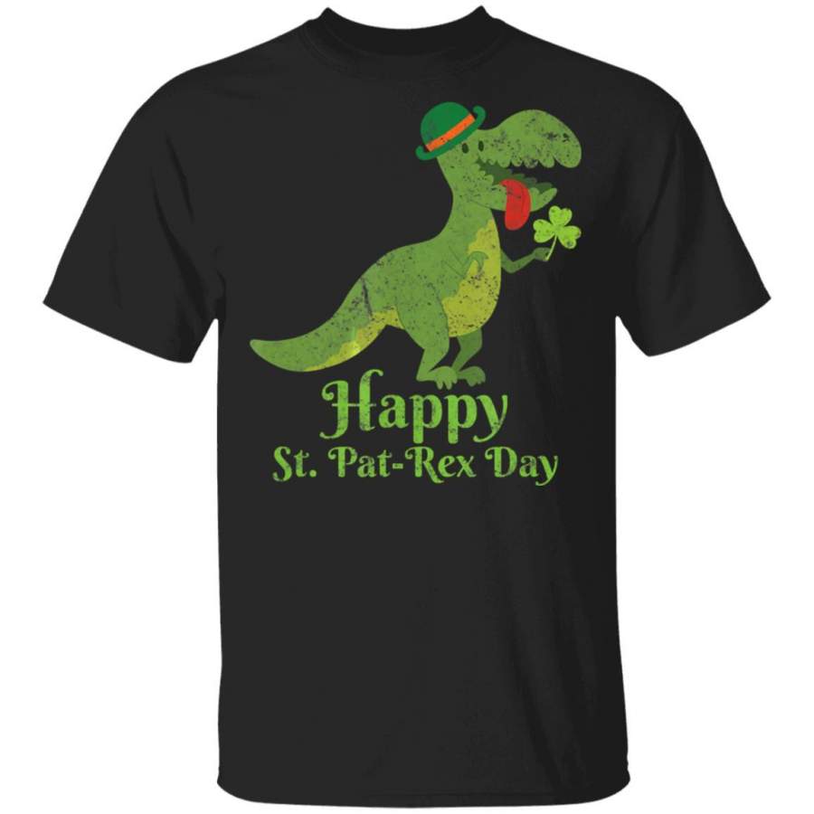 Vintage Happy Saint Pat Rex St. Patrick’s Day T-Rex T Shirt Saint Paddys Patricks Tshirt Lucky Shirts Drink Green Beer Irish Gifts Funny Tee