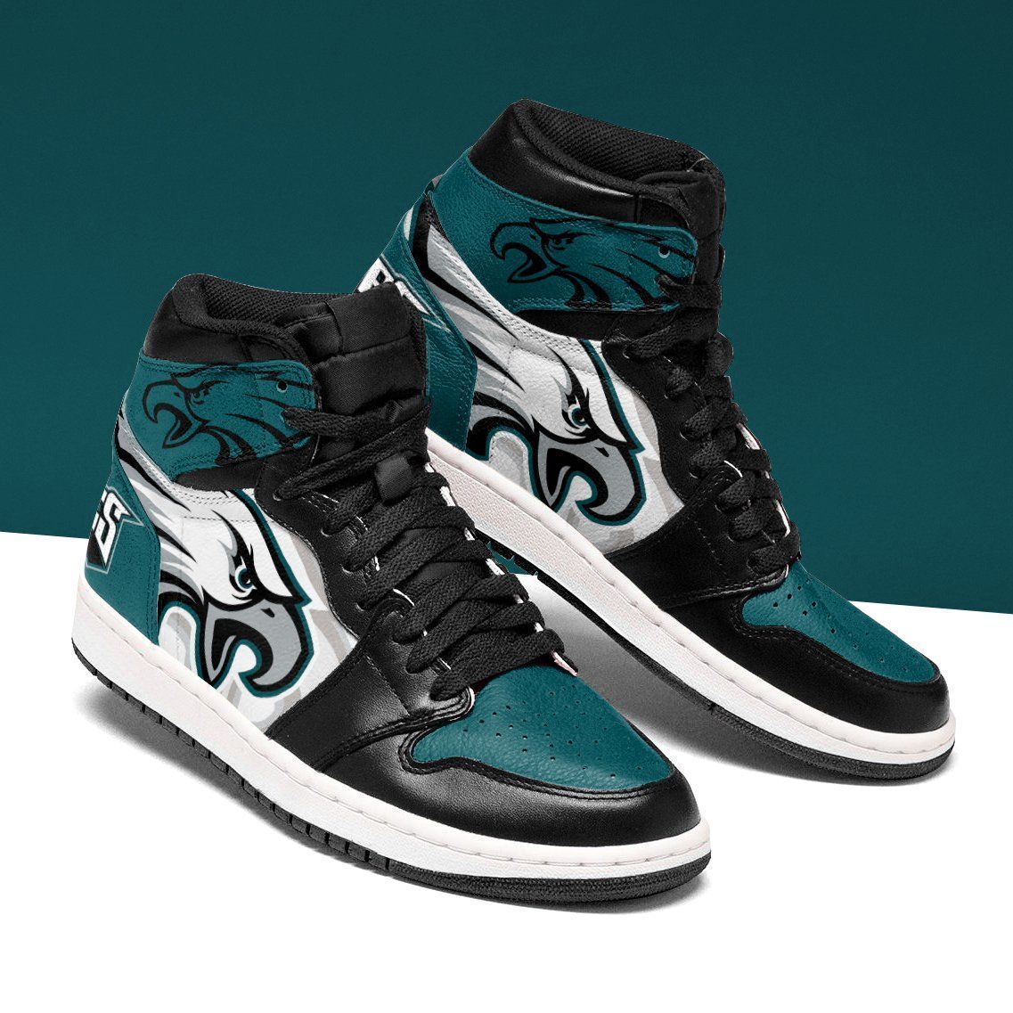 Philadelphia Eagles Men Air Jordan Unique Football Custom Shoes Sport Sneakers