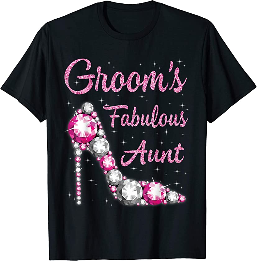 Aunt’s Fabulous Groom Happy Wedding Married Day Vintage T-Shirt