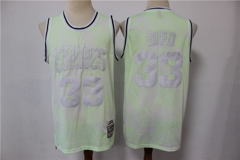 Boston Celtics Larry Bird #33 NBA Classic White Jersey