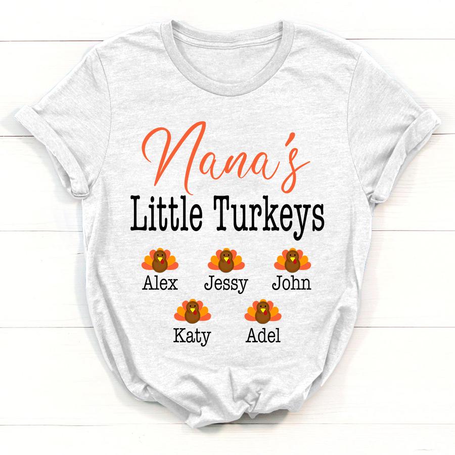 Nana’S Custom T-Shirt, Turkey T-Shirt, T-Shirt