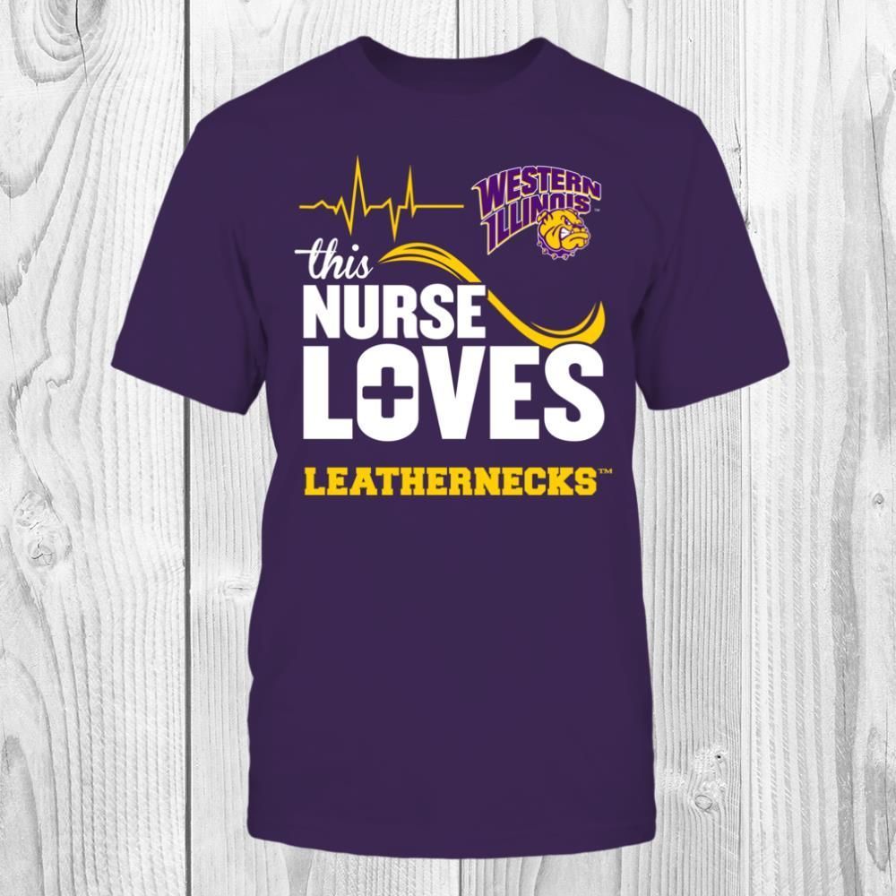 Western Illinois Leathernecks This Nurse Loves Shirt