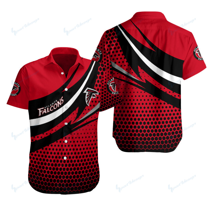 Atlanta Falcons Button Shirt Bg593