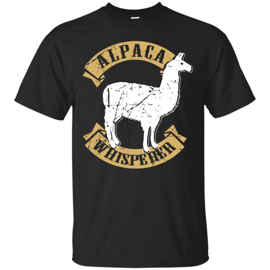 AGR Alpaca Shirt For Men, Funny Alpaca Whisperer T-Shirt Gift