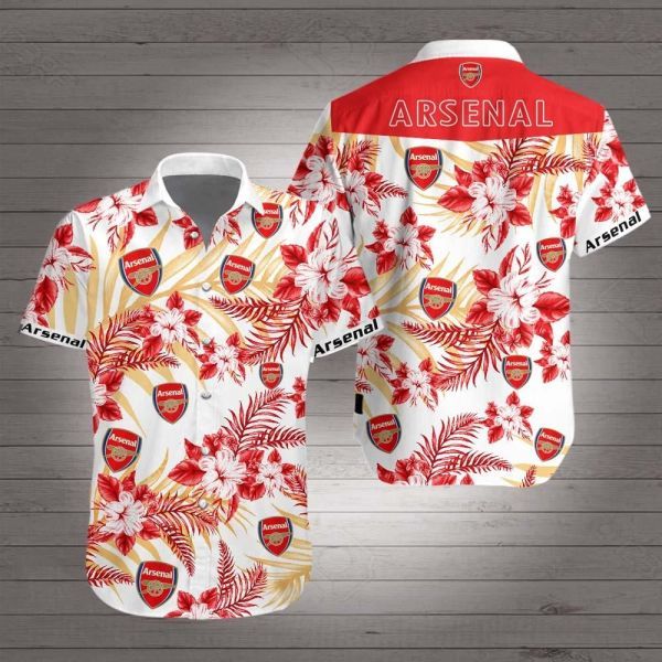 Arsenal Hawaiian Shirt