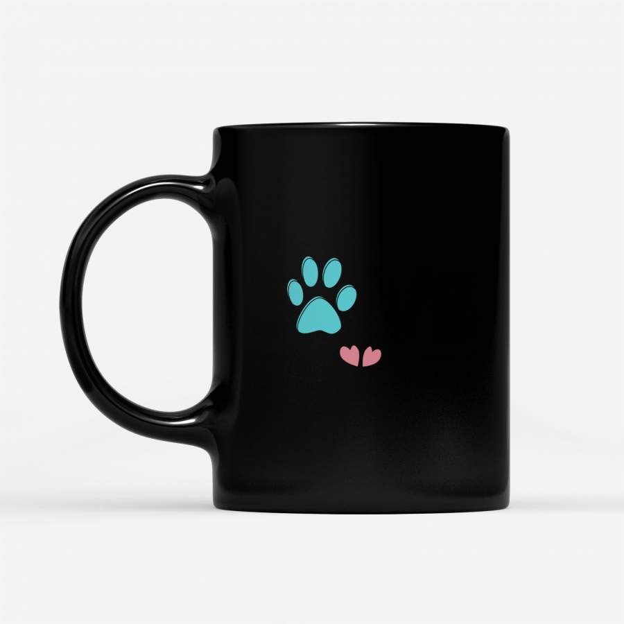 Love Dog Valentine – Black Mug